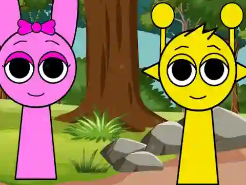 Leikur Hidden Sprunki á netinu