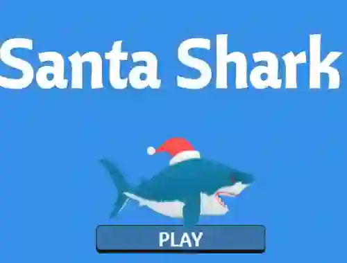 Leikur Santa Shark á netinu