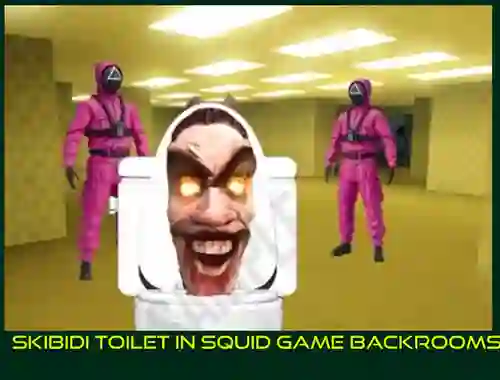 Leikur Skibidi Toilet in Squid Game Backrooms á netinu