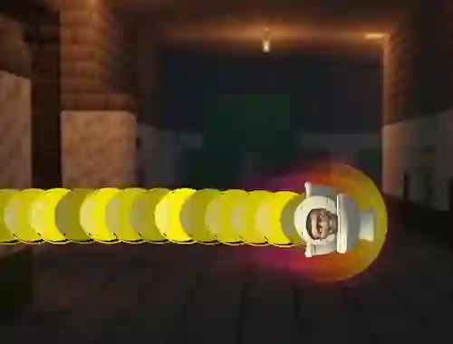 Leikur Skibidi Toilet Snake.io in Minecraft á netinu