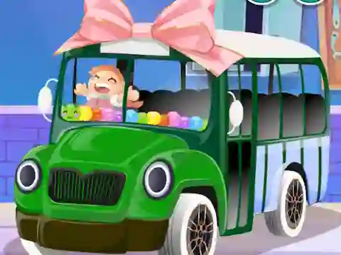 Leikur Decor: School Bus á netinu