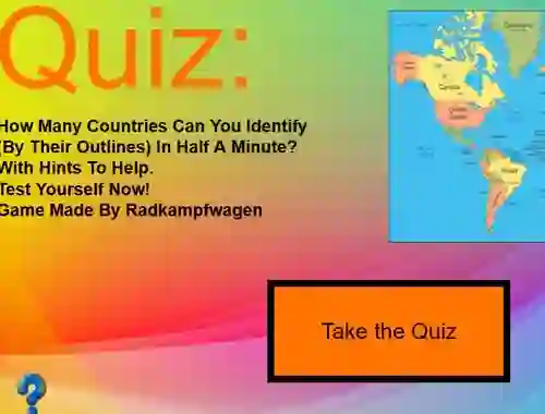 Leikur 30s Country Quiz á netinu