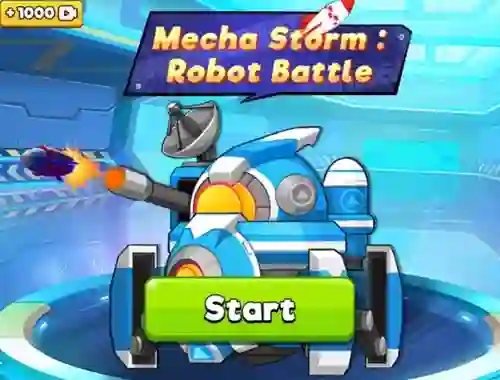 Leikur Mecha Storm Robot Battle á netinu