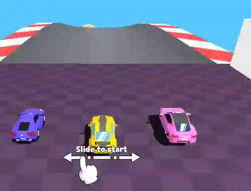 Leikur Merge Racer Stunts Car á netinu