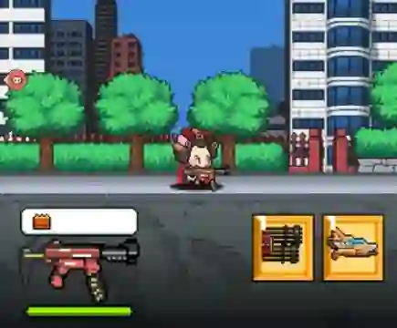 Leikur Mecha Shoot Pixel Rpg á netinu