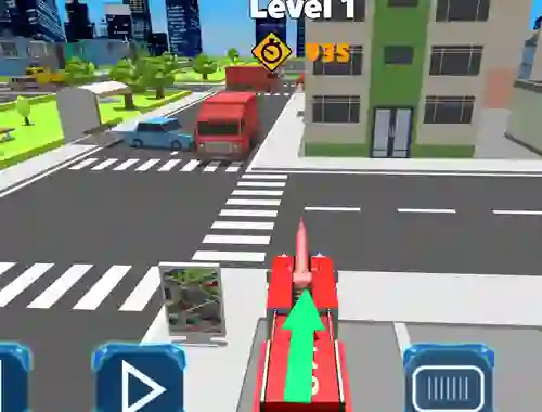 Leikur Fire Truck Rescue Driving á netinu