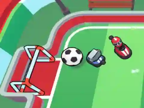 Leikur Bumper Cars Soccer á netinu