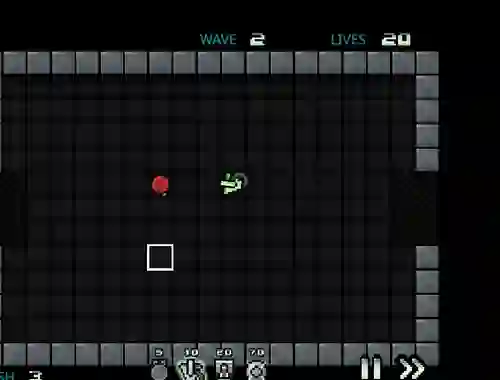 Leikur Untitled Tower Defence Game á netinu