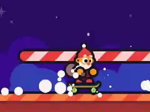 Leikur Kickflip Santa á netinu