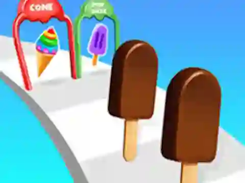 Leikur Ice Cream Stack Runner á netinu