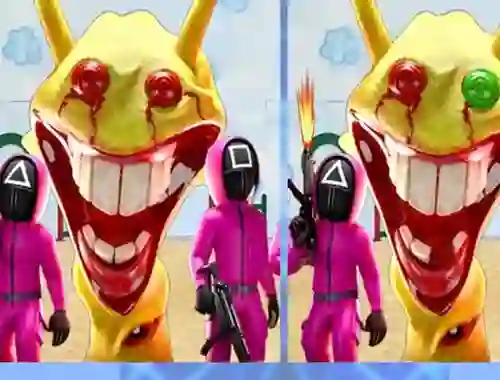 Leikur Squid Game X Sprunki Anomaly á netinu