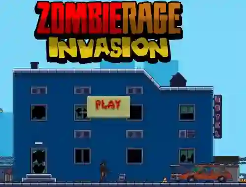 Leikur Zombie Rage Invasion á netinu