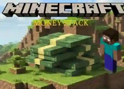 Leikur Minecraft Money Stack á netinu