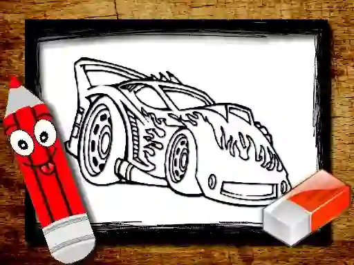 Leikur Back To School Car Coloring Book á netinu
