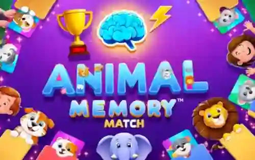 Leikur Animal Memory Match á netinu