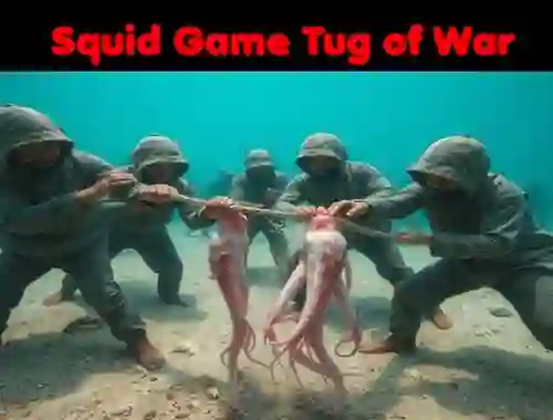 Leikur Squid Game Tug Of War á netinu