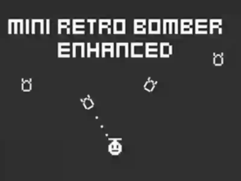 Leikur Mini Retro Bomber Enhanced á netinu