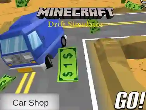 Leikur Minecraft Drift Simulator á netinu