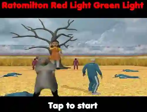 Leikur Ratomilton Red Light Green Light á netinu