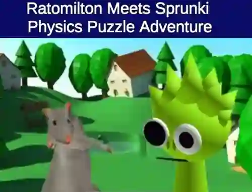 Leikur Rato Milton Meets Sprunki Physics Puzzle Adventure á netinu