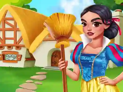 Leikur Princess Spring Cleaning á netinu