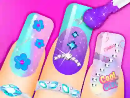 Leikur Coloring Book: Nail Art á netinu