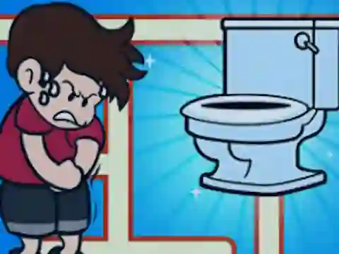 Leikur Maze Escape: Toilet Rush á netinu