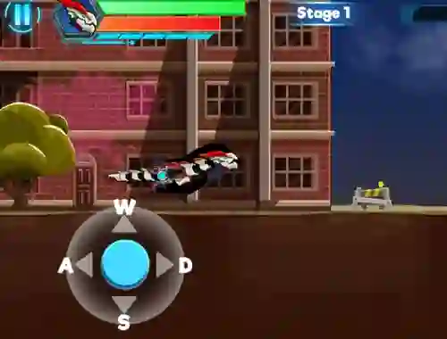 Leikur Dino Robot Fighting War á netinu