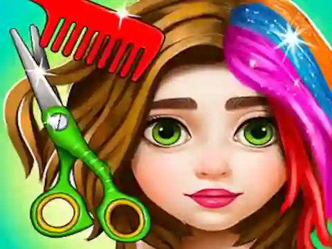 Leikur Hair Salon & Dress Up Girl á netinu