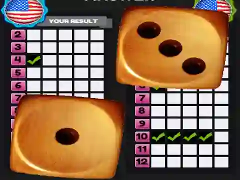 Leikur Country Dice Challenge á netinu