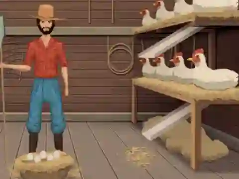 Leikur Egg catcher á netinu