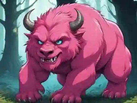 Leikur Magical Pink Beast Rescue á netinu