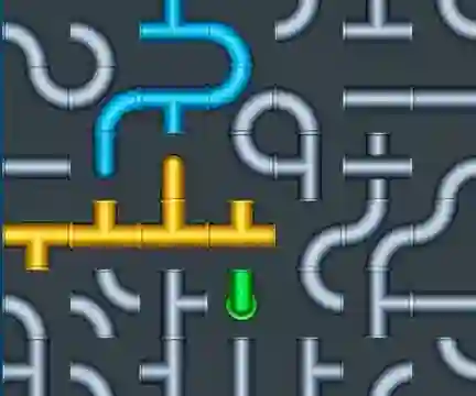Leikur Connect The Pipes Water Puzzle á netinu