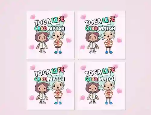 Leikur Toca Life Memory Card Match á netinu
