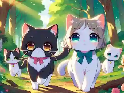 Leikur Adventure of Kittens á netinu