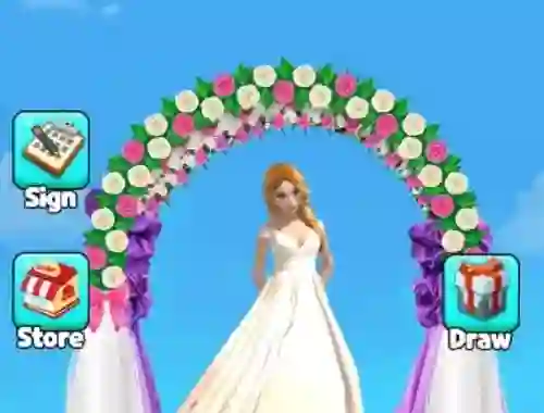 Leikur Bridge Race Wedding Master á netinu