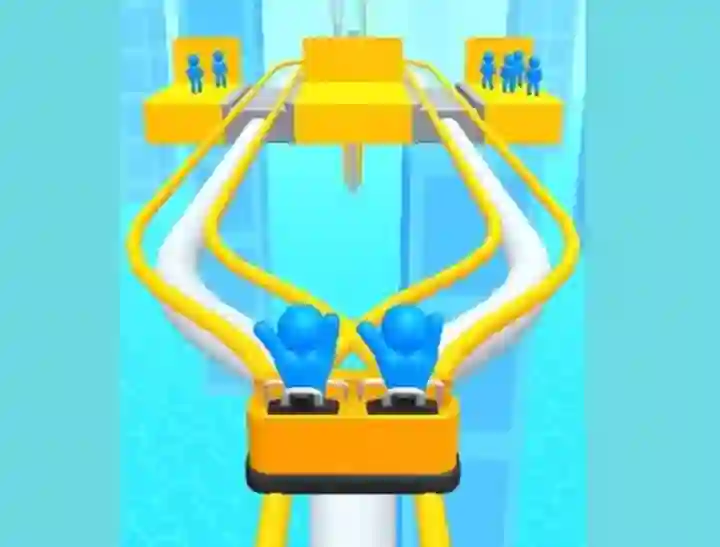 Leikur Runner Coaster Race á netinu