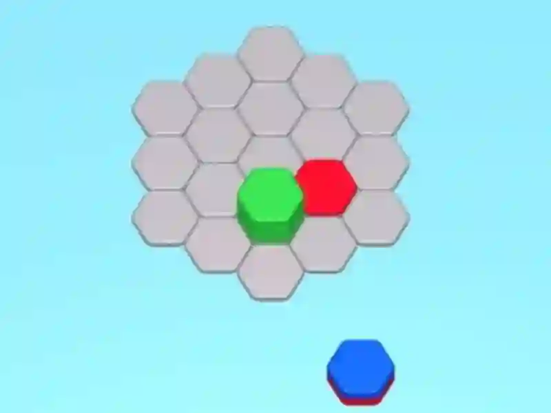 Leikur Hexa Stack Sort á netinu