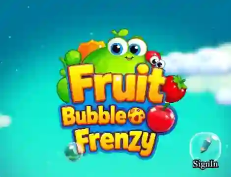 Leikur Fruit Bubble Frenzy á netinu
