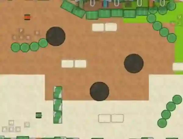 Leikur 1 2 3 4 Player Tank Game 2D á netinu