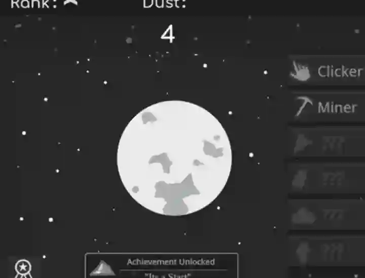 Leikur Planet Clicker Dust Collector á netinu