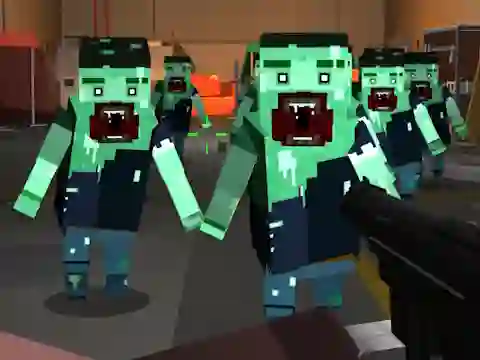 Leikur Blocky Hunter á netinu