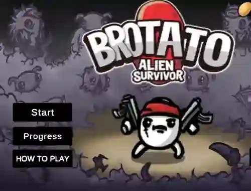 Leikur Brotato Alien Survivor á netinu