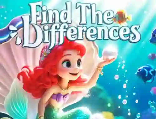 Leikur Find The Differences: Little Mermaid á netinu