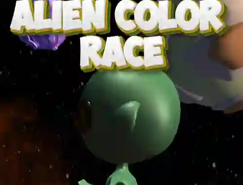 Leikur Alien Color Race á netinu