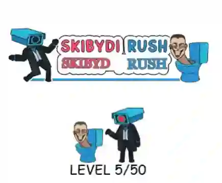 Leikur Skibydi Rush á netinu