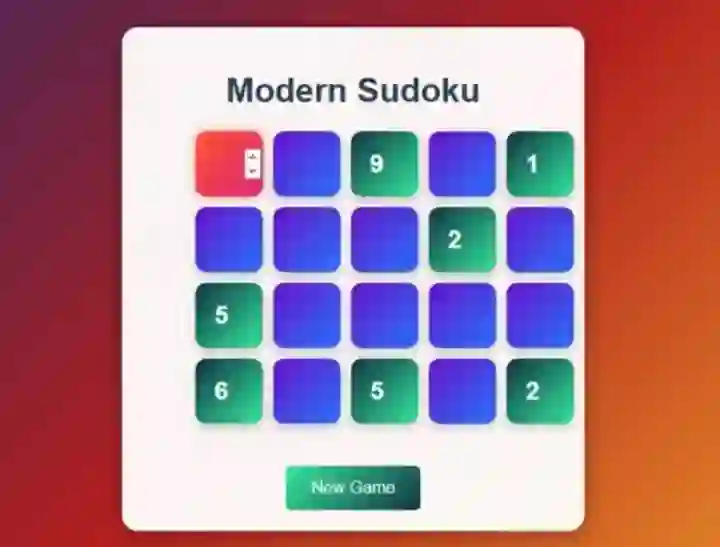 Leikur Modern Sudoku á netinu