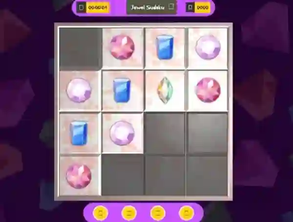Leikur 3D Jewel Sudoku á netinu