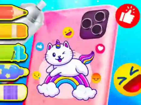 Leikur Coloring Book: Phone Case á netinu