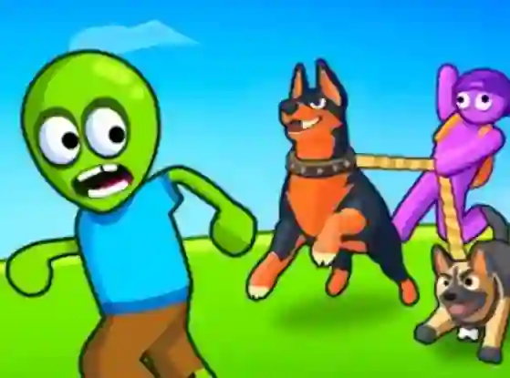 Leikur Dogs Vs Aliens á netinu